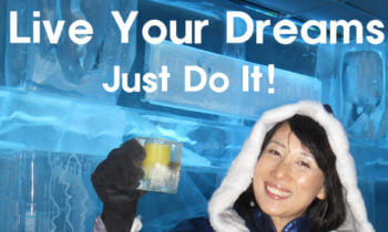 Living Your Dreams:  Stop talking about it. just do it!