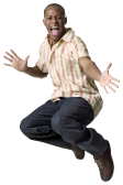 guy jumping