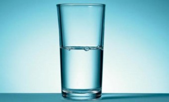 glass half full