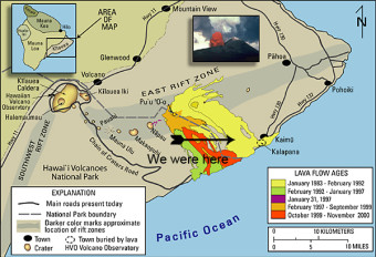 hawaii volcano map image - pubs.usgs